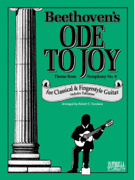 Ludwig van Beethoven: Ode To Joy for Classical & Fingerstyle Guitar (noty, tabulatury na kytaru)