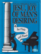 Johann Sebastian Bach's Jesu Joy Of Man's Desiring (noty na příčnou flétnu, klavír)