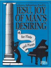 Johann Sebastian Bach's Jesu Joy Of Man's Desiring (noty na příčnou flétnu, klavír)
