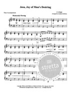 Johann Sebastian Bach's Jesu Joy Of Man's Desiring (noty na příčnou flétnu, klavír)