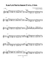 Blues Flute Practice Session Volume 1 (noty na příčnou flétnu)(+audio)