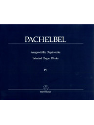 Johann Pachelbel: Selected Organ Works Volume 4 (noty na varhany)