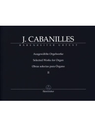 Juan Bautista Cabanilles: Selected Works Volume 2 (noty na varhany)