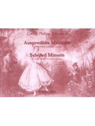 Georg Philipp Telemann: Selected Minuets (noty na altovou zobcovou flétnu, klavír)
