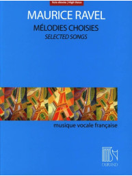 Maurice Ravel: Selected Songs - High Voice (noty na zpěv, klavír)