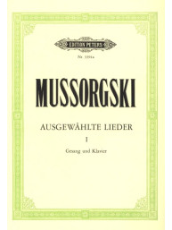 Modest Musorgskij: Selected Songs Vol. 1 (noty na zpěv, klavír)