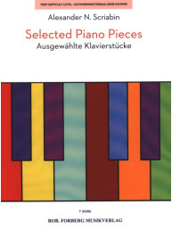 Alexandr Nikolajevič Skrjabin: Selected Piano Pieces (noty na klavír)