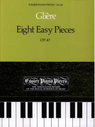 Reinhold Gliére: Eight Easy Pieces, Op.43 (noty na klavír)