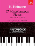 Heinrich Hofmann: 17 Miscellaneous Pieces from Op.11, 37, 77, 85,88 (noty na klavír)