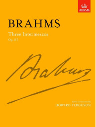 Johannes Brahms: Three Intermezzos Op.117 (noty na klavír)