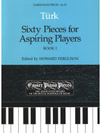 Daniel Gottlob Türk: 60 Pieces For Aspiring Players Book 1 (noty na klavír)