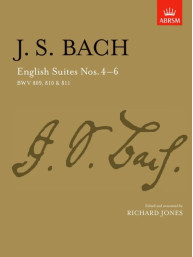 Johann Sebastian Bach: English Suites Nos. 4 - 6 BWV 809, 810 & 811 (noty na klavír)