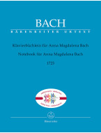 Johann Sebastian Bach: Notebook for Anna Magdalena Bach 1725 (noty na klavír)
