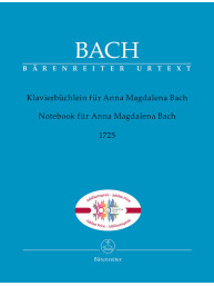 Johann Sebastian Bach: Notebook for Anna Magdalena Bach 1725 (noty na klavír)