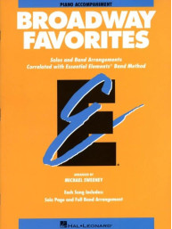 Essential Elements Broadway Favorites (noty pro klavírní doprovody)