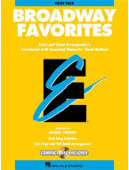 Essential Elements Broadway Favorites - Value Pack (noty pro orchestr, party, partitury)(+audio)