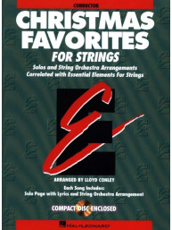 Essential Elements Christmas Favorites for Strings (noty pro dirigenta smyčcového orchestru)(+audio)