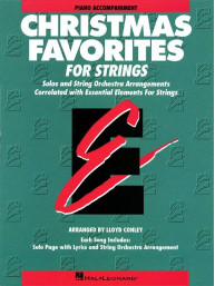 Essential Elements Christmas Favorites for Strings (noty pro klavírní doprovod)