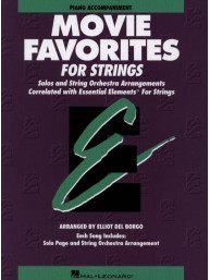 Essential Elements Movie Favorites for Strings (noty pro klavírní doprovod)