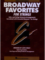 Essential Elements Broadway Favorites for Strings (noty pro klavírní doprovod)