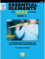 Essential Elements for Jazz Ensemble Book 2 (noty na příčnou flétnu)(+audio)