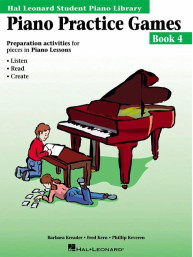 Hal Leonard Student Piano Library: Piano Practice Games Book 4 (noty na klavír)