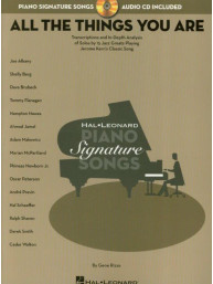 Jerome Kern: All The Things You Are  (noty na klavír, zpěv, akordy)(+audio)