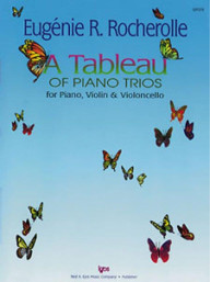 Eugénie Rocherolle: Tableau Of Piano Trios (noty na housle, violoncello, klavír)
