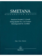 Bedřich Smetana: String Quartet No.2 in D minor / Smyčcový kvartet (noty pro smyčcový kvartet)