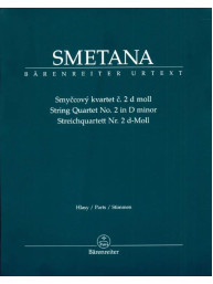 Bedřich Smetana: String Quartet No.2 in D minor / Smyčcový kvartet (noty pro smyčcový kvartet)