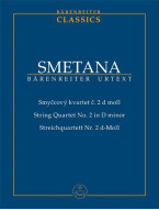 Bedřich Smetana: String Quartet No.2 in D minor / Smyčcový kvartet (noty pro smyčcový kvartet, partitura)