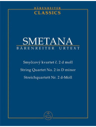 Bedřich Smetana: String Quartet No.2 in D minor / Smyčcový kvartet (noty pro smyčcový kvartet, partitura)