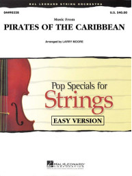 Music from Pirates of the Caribbean (snadné noty pro smyčcový orchestr, party, partitura)(+audio)