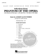 Selections from The Phantom of the Opera (snadné noty pro smyčcový orchestr, party, partitura)