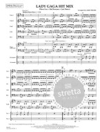 Lady Gaga Hit Mix (noty pro smyčcový orchestr, party, partitura)