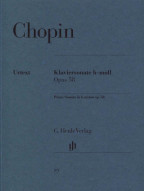 Frédéric Chopin: Piano Sonata B Minor Op. 58 (noty na klavír)
