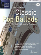 Classic Pop Ballads (noty na altsaxofon, klavír)(+audio)