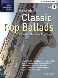 Classic Pop Ballads (noty na altsaxofon, klavír)(+audio)