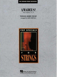 Amadeus! From Symphony No. 25 (noty pro smyčcový orchestr, party, partitura)