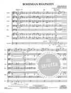 Queen: Bohemian Rhapsody (snadné noty pro smyčcový orchestr, party, partitura)