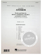 Anthem from Chess (noty pro smyčcový orchestr, party, partitura)