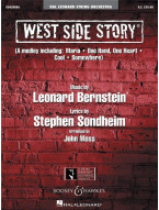 Leonard Bernstein: West Side Story (noty pro smyčcový orchestr, party, partitura)