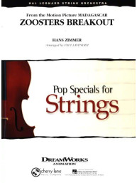 Zoosters Breakout from Madagascar (noty pro smyčcový orchestr, party, partitura)