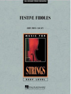 John Moss: Festive Fiddles (snadné noty pro smyčcový orchestr, party, partitura)