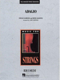 Remo Giazotto, Tomaso Albinoni: Adagio (noty pro smyčcový orchestr, party, partitura)