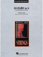 Antonio Vivaldi: Allegro In G from Concerto for two Guitars (noty pro smyčcový orchestr, party, partitura)