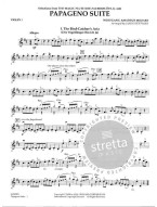W.A. Mozart: Papageno Suite from The Magic Flute (noty pro smyčcový orchestr, party, partitura)