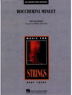 Boccherini Minuet (snadné noty pro smyčcový orchestr, party, partitura)