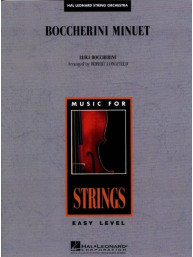 Boccherini Minuet (snadné noty pro smyčcový orchestr, party, partitura)