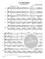 Sebastian Yradier: La Paloma - The White Dove (snadné noty pro smyčcový orchestr, party, partitura)